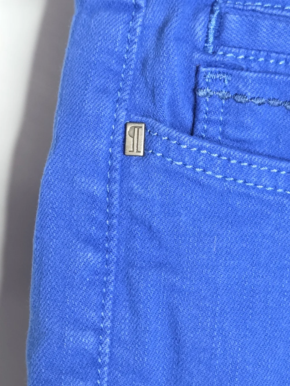 Pilcro and the Letterpress Royal Blue Denim Shorts - Picture 3 of 7